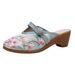 2025 Summer New High Slope Heel Slippers Women's Sandals Embroidered Cloth Shoes_vogvips.com