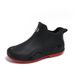 Voyage Voyage Cross-Border Short Tube Rain Boots Men 2025 New Kitchen Work Rubber Wear-Resistant Waterproof Non-Slip Lightweight Water_vogvips.com