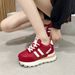 2025 Autumn Winter New For Women Student, Trendy Caual Women' Shoe, Veratile Thick-Soled Height-Increaing Dad_vogvips.com