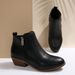 Retro Women's Ankle Boots With Side Zipper Mid Heel Chunky Chelsea Boots Plus Size Autumn New Style_vogvips.com