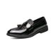 Suitable For All Seasons British Style Tassel Loafers Trendy Men's Slip-On Formal Business Casual Leather Sequin Evening Shoes_vogvips.com
