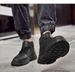 Bumblebee Martin Boots High Top Men's Shoes Casual Shoes Outdoor Tooling Boots Tide Retro Platorm Boots Men_vogvips.com