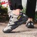 Pull-back Shoes Men's Mesh Shoes 2026 Summer New Outdoor Hiking Shoes Soft Sole Breathable Sports Shoes B_vogvips.com