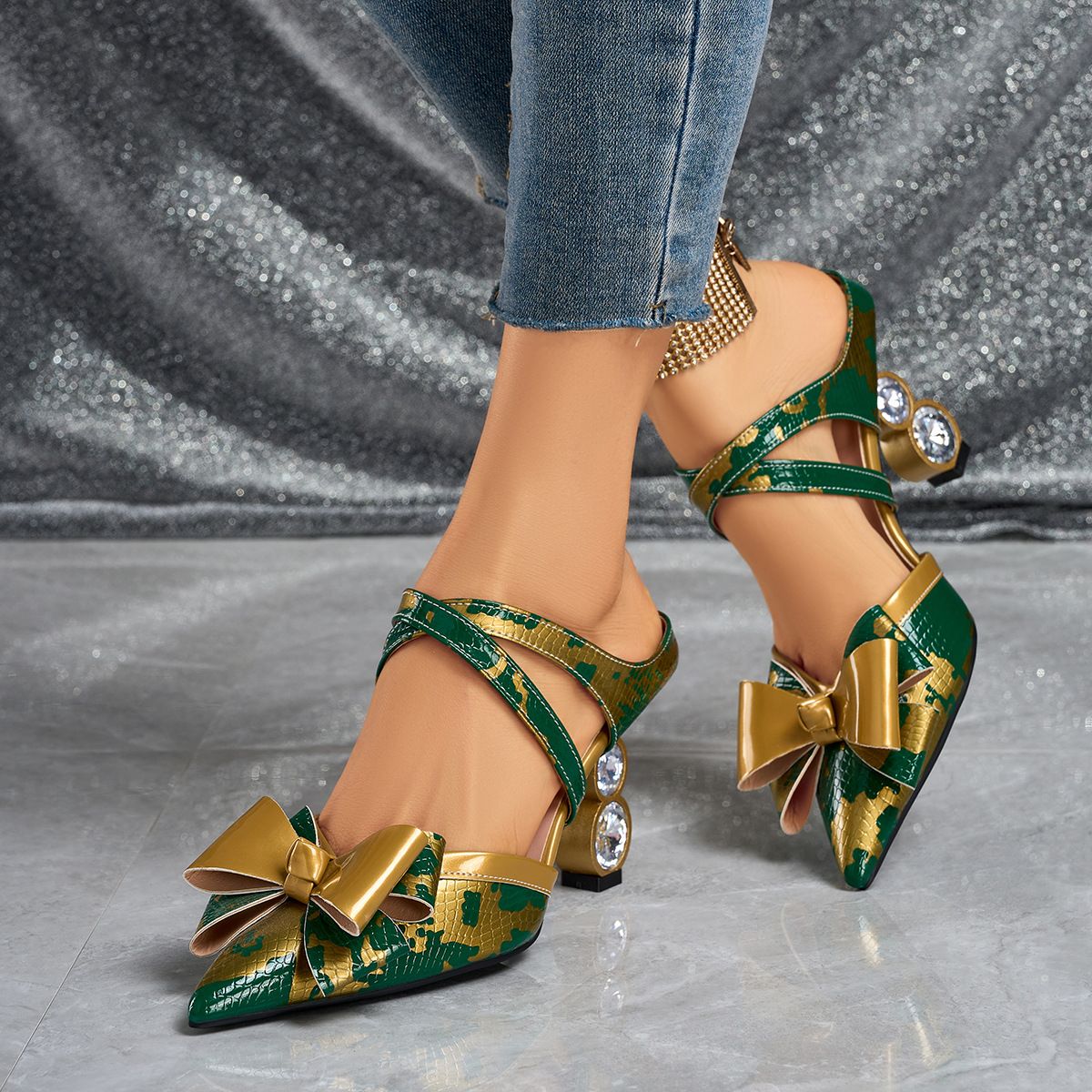 cross-border Exclusive Export Women's Pointed-toe Low-cut Stiletto Sandals 2026 Summer New Model_vogvips.com