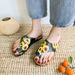 2025 Summer Mid Slope Heel Set Toe Cool Slippers 40-43 Large Women's Shoes Straight Hair_vogvips.com