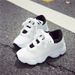 Cross-Border 2024 Spring New Women's Casual Korean Style Student Thick-Soled Sneakers Running Fashion Versatile Trendy_vogvips.com