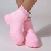 Couple Socks 2022 New European And American Style High-top Casual Short Boots Women Cross-border Plus Size Women's Shoes_vogvips.com
