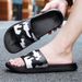 Men's Summer Wear Trend Sports Leisure Anti-slip Deodorant Men's Soft-soled Beach Slippers_vogvips.com