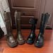 Thick-soled Maillard Mid-calf Boots For Women, 2025 New British-style Retro Brown Dr. Martens Boots_vogvips.com