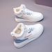 Fleece-Lined Warm Women's Cotton High-Top Shoes 2025 Winter New Versatile Export Large Size Sneakers Short Boots QR-1627_vogvips.com