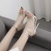 High-heeled Shoes Factory Wholesale European And American Style New Cross-strap High-heeled Silver Rhinestone Sandals_vogvips.com