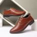 Spring And Autumn Youth British Business Casual Formal Leather Men's Wedding Versatile Single Work Shoes Waterproof_vogvips.com