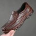 European Warm Series Autumn Winter Business Casual Leather New Style Cowhide Sole Men's Driving Shoes_vogvips.com