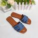 Fashion Design Summer Outdoor Leisure Versatile And Comfortable Luxury Brand Simple Flat Bottom Square Head Slippers_vogvips.com
