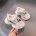 Girls' Dad Shoes 2026 Spring And Autumn New Running Shoes, Leather Soft-Soled Boys' Bear Sneakers Wholesale_vogvips.com