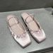 Women’s Shoes Spring New Products Exquisite Niche Design Pink Bowknot Shallow Mouth Flat Sandals_vogvips.com