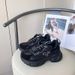 SMFK 2024 New Dad Cross Pattern Breathable Comfortable Casual Shoes Women's OOT_vogvips.com