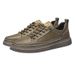 Men's Shoes Men's Casual Shoes Breathable Board Shoes British Leather Shoes Soft Sole White Shoes Men_vogvips.com