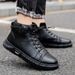 Autumn And Winter New Work Boots Men's Outdoor Sports Boots Casual Shoes Work Boots_vogvips.com