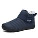 Cotton Shoes Men's Winter Plus Velvet Thick Warm High Top Soft Bottom Leather Waterproof Casual Snow Boots_vogvips.com