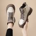 Women's Martin Boots 2024 New High-top Casual Shoes Autumn Winter Slimming Versatile Fashion Thick Heel Platform Short Boots_vogvips.com