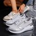 Large Size Single Shoes Women New Four Seasons Sports Shoes Lace Up Fashion Women's Single Shoes 44_vogvips.com
