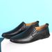 European Warm Series Autumn Winter Business Casual Men Lazy Four Seasons Single Flat Driving Loafers Cowhide Men's Leather Shoes_vogvips.com