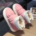 Parent-child Snow Boots Cotton Shoes Plush Warm Shoes Boys' And Girls' Shoes Children's Outdoors_vogvips.com