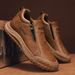 Men's Shoes Mid Top Zip Outdoor Casual Shoes Labour Shoes Driving Shoes Comfortable Slip Ons Shoes_vogvips.com