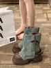 Streetwear Mid-calf Boots For Women 2025 New Style Martin Boots_vogvips.com
