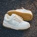 Shoes Men's Paris Style Platform Sneakers High Street Retro Workwear Style Chubby Height Increasing Bread Shoes_vogvips.com