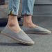 Casual Espadrilles Handmade Fashion Versatile Straw Woven Linen Sweat-Absorbing Breathable Slip-On Lazy Cloth Shoes_vogvips.com