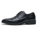 Cross-Border Plus Size Pointed Toe European And American Business Formal Leather Fashion Derby Wedding Men's Three-Toe_vogvips.com