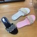 Fashionable Pearl Cross-Strap 2025 Summer New Fashion Flat Slippers Women's Casual Outdoor Sandals_vogvips.com
