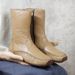 Autumn Winter New Korean Style Genuine Leather Long For Women Cowhide Sole Handmade Vintage Artistic Sheepskin Women's_vogvips.com
