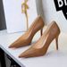 European And American Style Ball Evening High Heels Women's Fine Heel Professional Work Shoes Non-Slip Pointed Toed High Heels_vogvips.com
