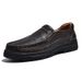 Embossed Crocodile Pattern Men's Shoes Large Size Foot Cover Casual Men's Leather Shoes Dad Shoes_vogvips.com