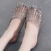 Trendy Crystal Sandals For Women, Versatile Hollow-out Clogs, Plastic Closed-toe Non-slip Bathroom Slippers_vogvips.com