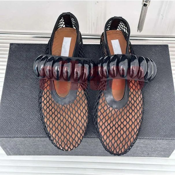 In-Stock Foreign Trade Mary Jane Women's With Metal Buckle, New Summer Model, European And American Fashion, Flat,_vogvips.com