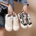 High End Little White Spring And Autumn New Korean Edition Instagram Flat Bottom Casual Board Versatile Trendy_vogvips.com