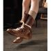 Women Boxing Boots 2025 New Niche Boxing Suede Lace-Up Ankle Flat Height-Increasing German Training Boots_vogvips.com