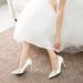 Women's Sweet Pointed Toe Stiletto Heels Rhinestone Satin Low Top Shoes For Evening Gowns Banquet Bridesmaid Wedding Dress Photoshoots_vogvips.com