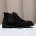Atmungsaktive Stiefel Modische Herrenstiefel In ÜbergrößeSanded, Breathable Martin Boots For Men In Extra Large Size, English Chelsea Style Boots_vogvips.com