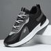 Spring New Breathable Leather Men's Versatile Thick Soled Sneakers Casual Running Dad Trendy Shoes_vogvips.com