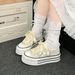 Spring New Songgao Women's Casual Board Versatile Trendy Single Korean Edition Instagram Sports Shoes_vogvips.com