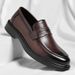 Leather Men's Derby British Style Groom Wedding Autumn Cowhide Business Men's Shoes_vogvips.com