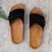 Men's One-Strap Sandals: Waterproof, Anti-Slip, Thick-Soled, Wear-Resistant, Soft-Soled, Comfortable, Everyday Slip-On Sandals._vogvips.com