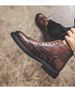 Martin Boots Men's High-top Shoes Medium-top Short Boots Outdoor Men's Boots Heightening Medium Tube Chelsea Boots Men_vogvips.com