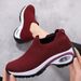 2024 Summer New Women Fashion Casual Sport Wedge Platform Sneakers Ladies Breathable Vulcanized Shoes_vogvips.com