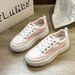 Thick White Women New Spring Breathable Mesh For Students Versatile Soft Soled Sports And Leisure Board Shoes_vogvips.com